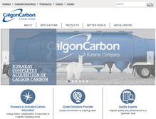 Tablet Screenshot of calgoncarbon.com